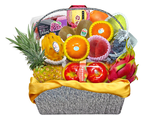 Fruit Basket - Premium Seasonal Fresh Fruit Hamper FH223 - VE0731A7 Photo