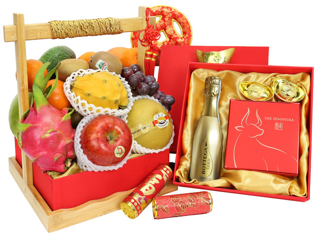 新年果籃Hamper - 新年美食水果禮籃 M17 - CH20111A4 Photo